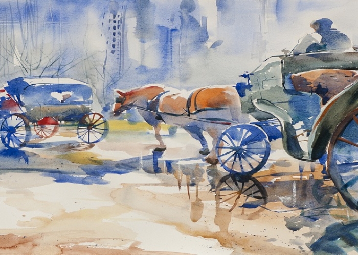 Lyudmila Tomova Watercolor Workshop in Morocco