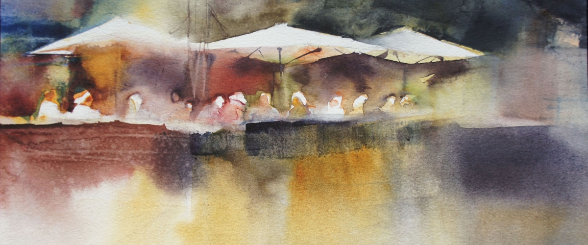 The watercolor workshop PALETTE of MOROCCO with the artist Irina Ilina